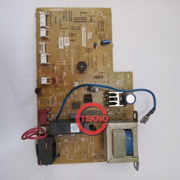 PCB MODUL AC SHARP PLASMACLUSTER QPWBFB666JBZZ SOKET SENSOR 8 KABEL