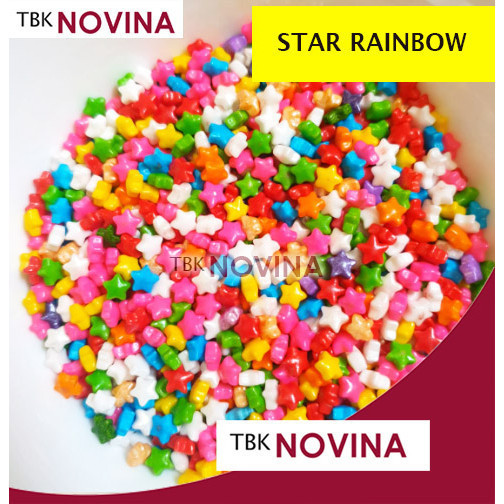 SPRINKLE KUE / TRIMIT HIASAN KUE STAR BINTANG LOVE