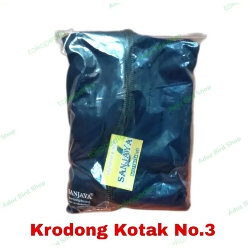 Krodong Tebal Kain Penutup Sangkar Kandang Kotak No.3