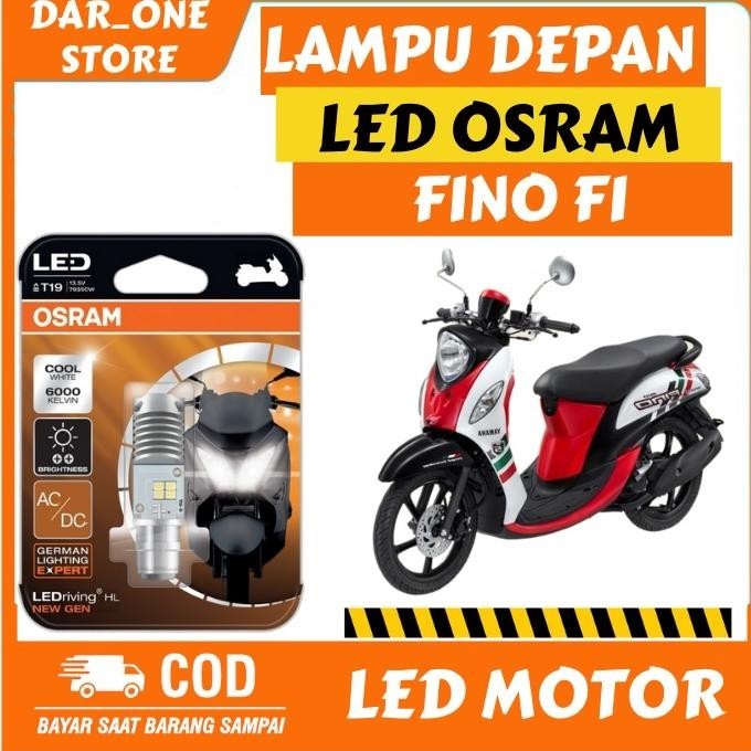 (AKSESORIS MOTOR) LAMPU DEPAN LED MOTOR YAMAHA FINO FI ORIGINAL OSRAM
