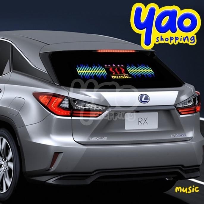 Lampu Stiker LED Mobil Musik Car Music Rhythm Lamp