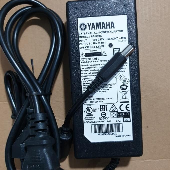 Adaptor Yamaha Pa-300C 16V 2,4A Psr1500 Psr2000 Psr3000 Best Seller