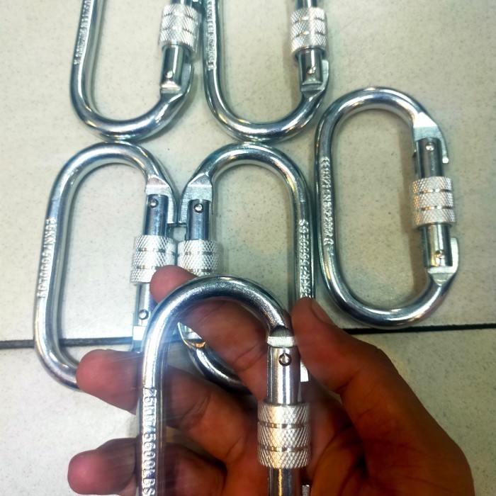 Carabiner 25 Kn Safety For Climbing / Carabiner 25 Kn Panjat Tebing