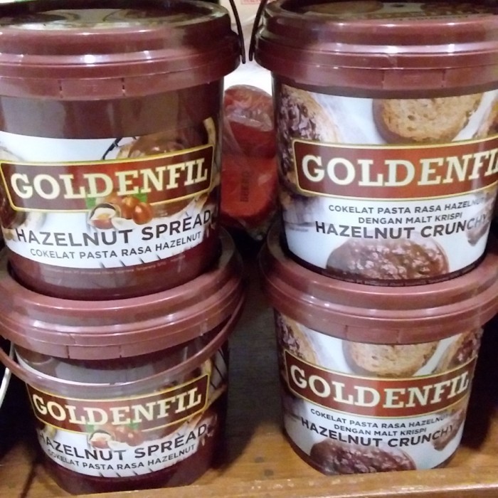 

Selai Goldenfil Hazelnut Crunchy