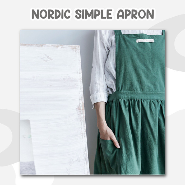 Nordic Simple Apron / Apron / Celemek