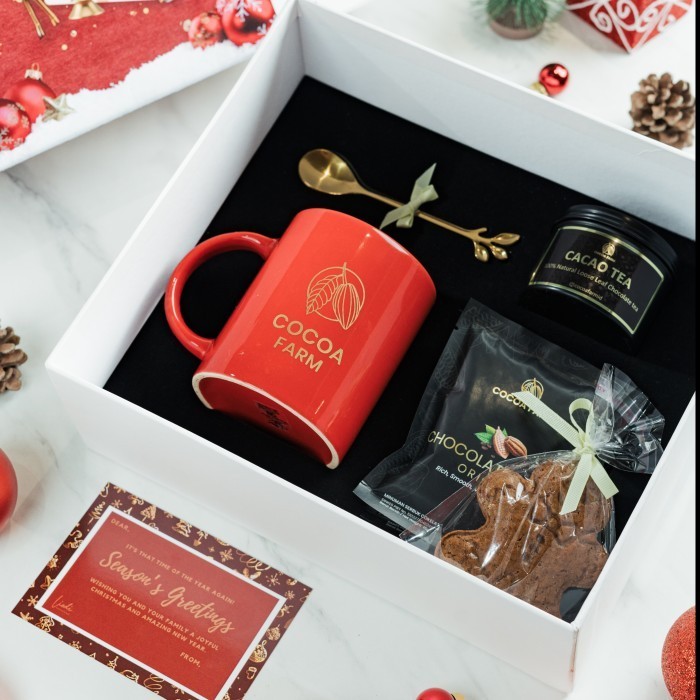 

Ready Hampers Gift Box Natal New Year NEVA Cocoa Farm Parcel