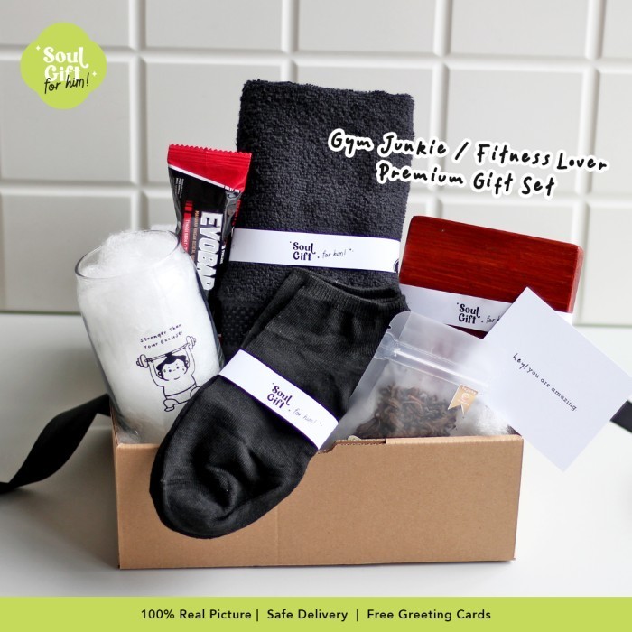 

Ready Gym Junkie Gift Set Aesthetic Hampers For Every Occasion Ready stock