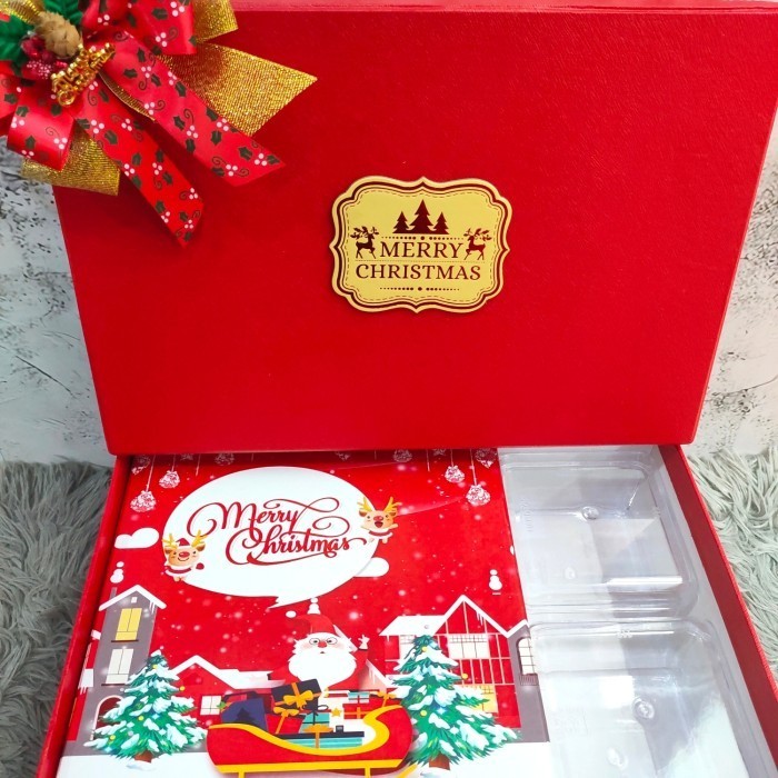 

Ready Box Hampers Merah Multifungsi - 1 Thema Natal