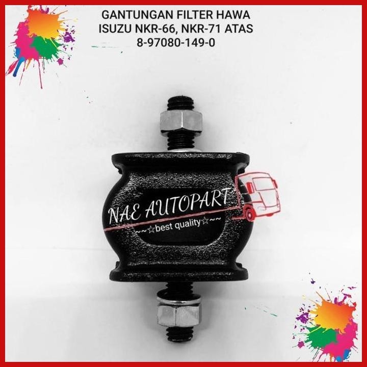 (nae) bracket dudukan filter udara isuzu nkr66 nkr71 atas 8970801490