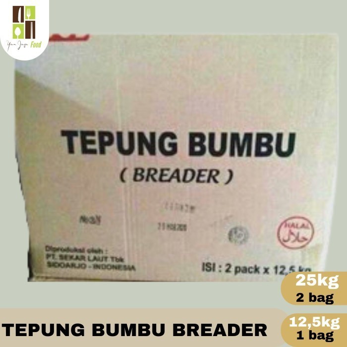 

Terlaris Finna Tepung Bumbu Breader Hot/Tepung Biang Fried Chicken 25 Kg[2 Bag] Promo Terbaru