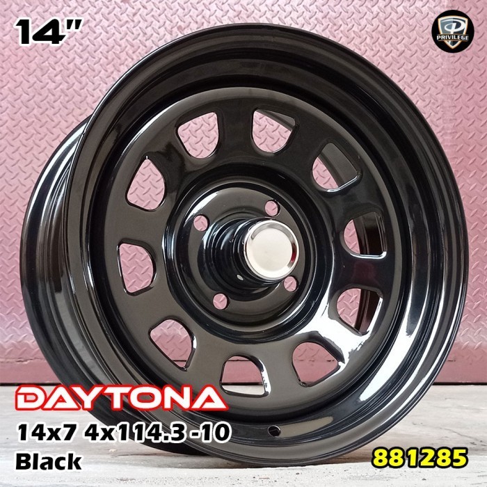 Velg - Velg Mobil Daytona Ring 14 Lebar 7 Baut Pcd 4X114.3 Et -10 (881285)