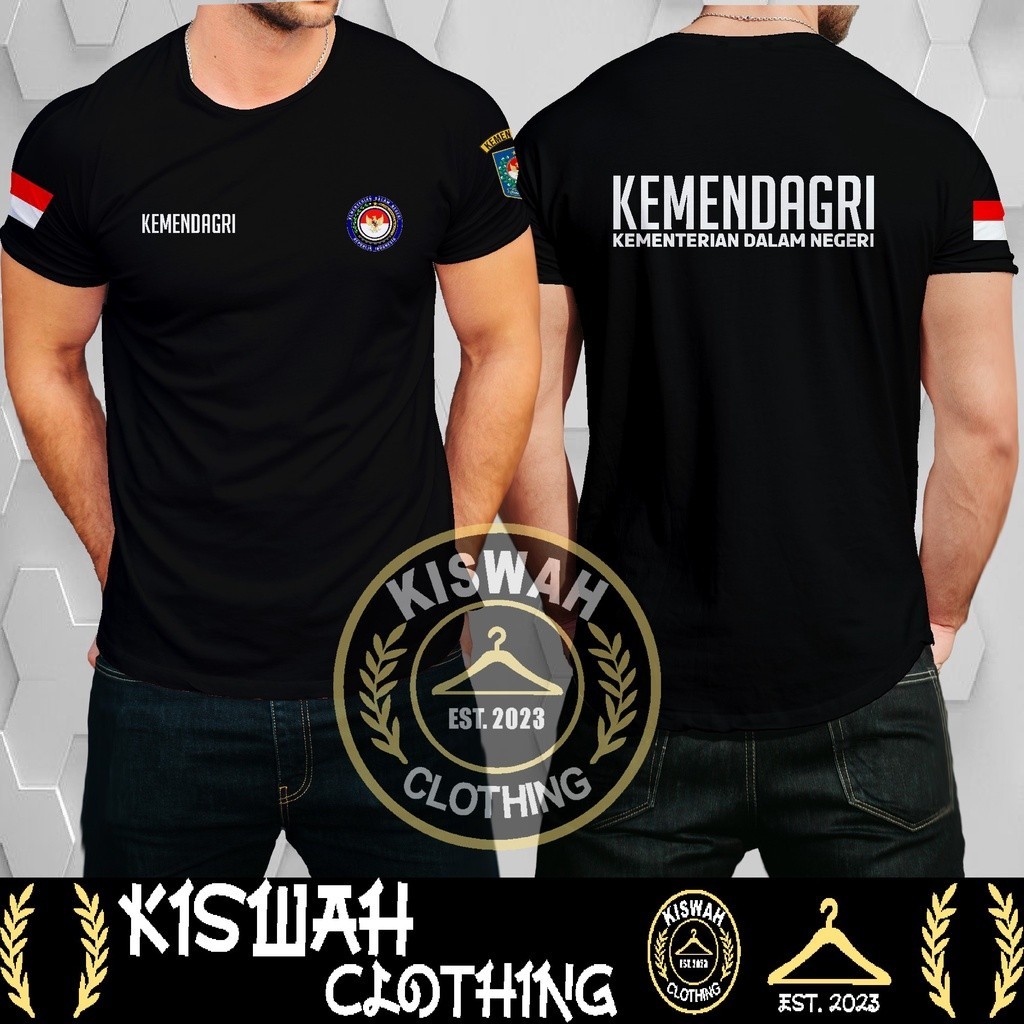 Kaos Tshirt KEMENDAGRI Kementerian Dalam Negeri Baju Distro