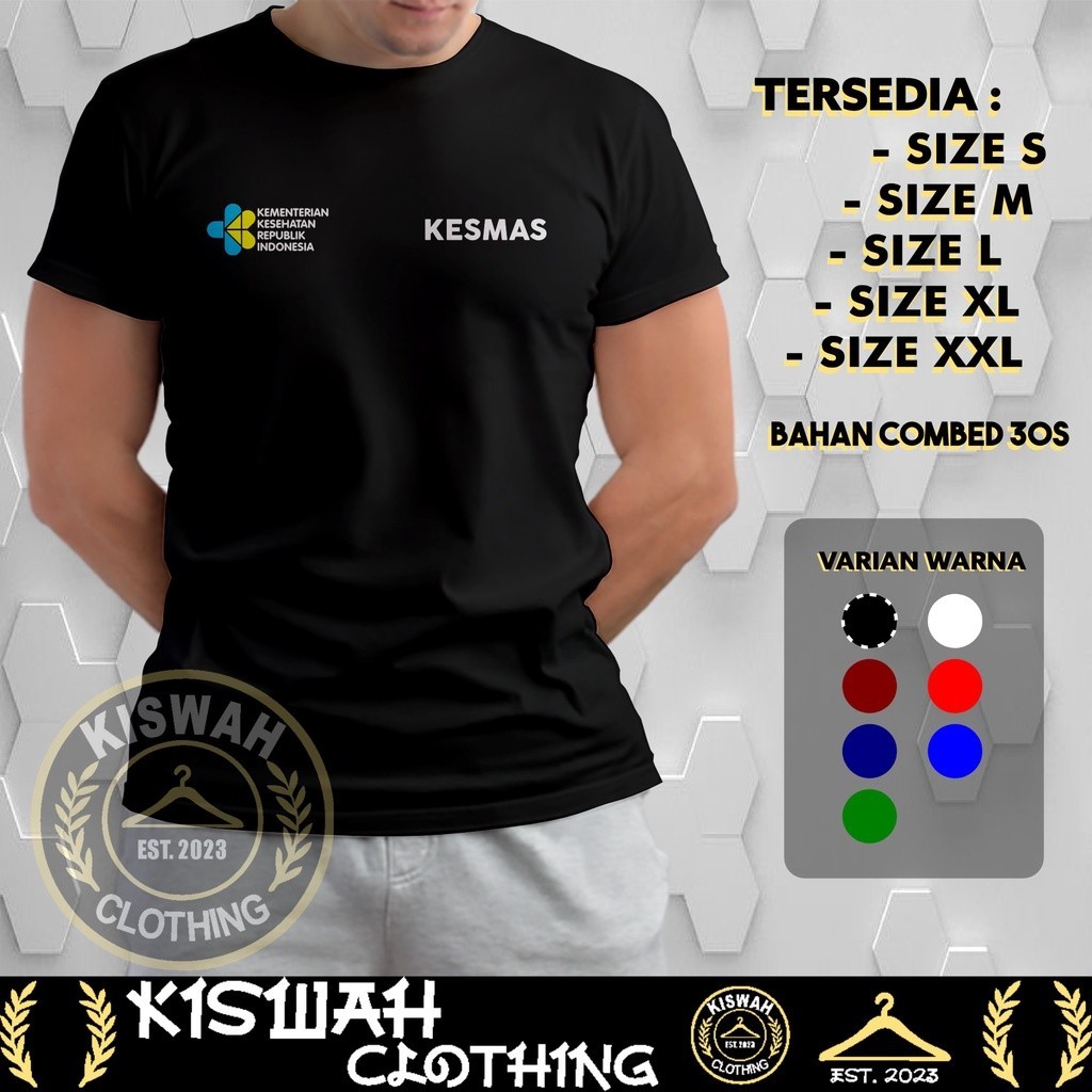 Kaos Tshirt KESMAS Kesehatan Masyarakat Baju Distro