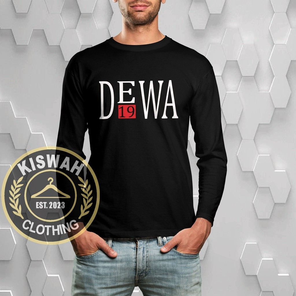 Kaos Tshirt Band Dewa 19 Logo Lengan Panjang Baju Musik