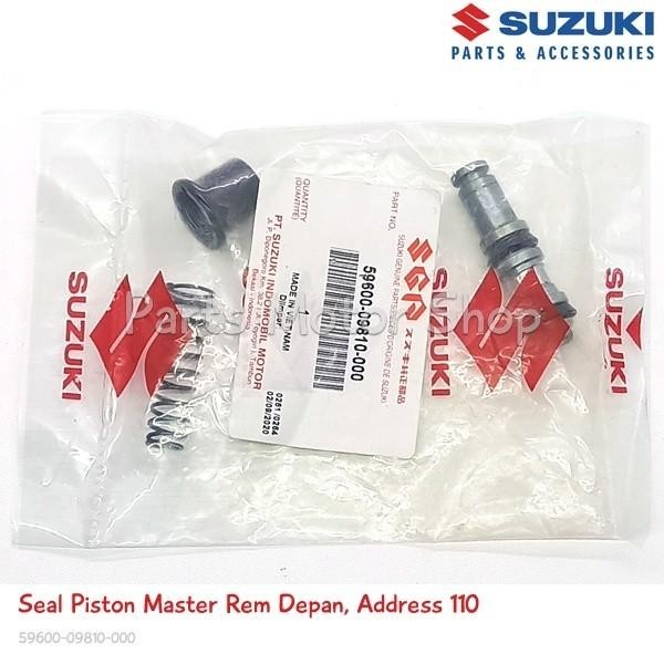 SEAL SET PISTON MASTER REM DEPAN ASLI SUZUKI ADDRESS 110