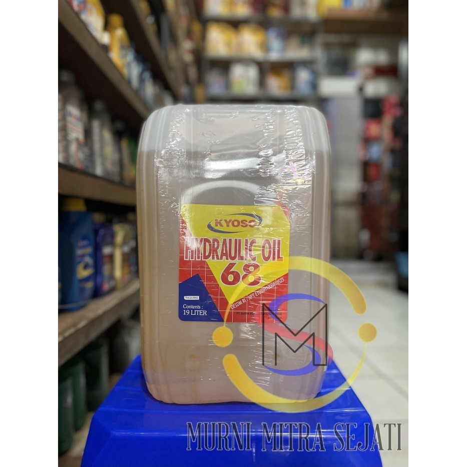 Kyoso Hydraulic Oil 68 ISO VG Oli Hidrolis Hidrolik Clear 19 L