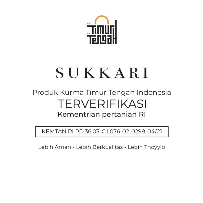 

Kurma - Kurma Sukari Ember Premium Timur Tengah 850 Gr High Quality