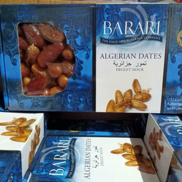 

Kurma - Kurma Barari Deglet Nour Processed (Madu) 1 Kg Algeria