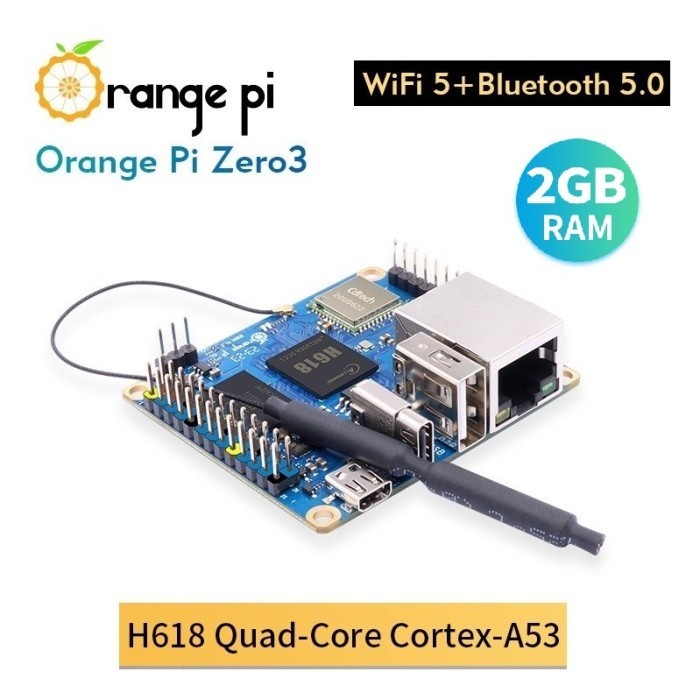 Orange Pi Zero 3 - 2GB RAM