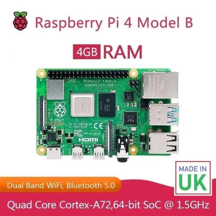Raspberry Pi 4 Model B - 4GB RAM