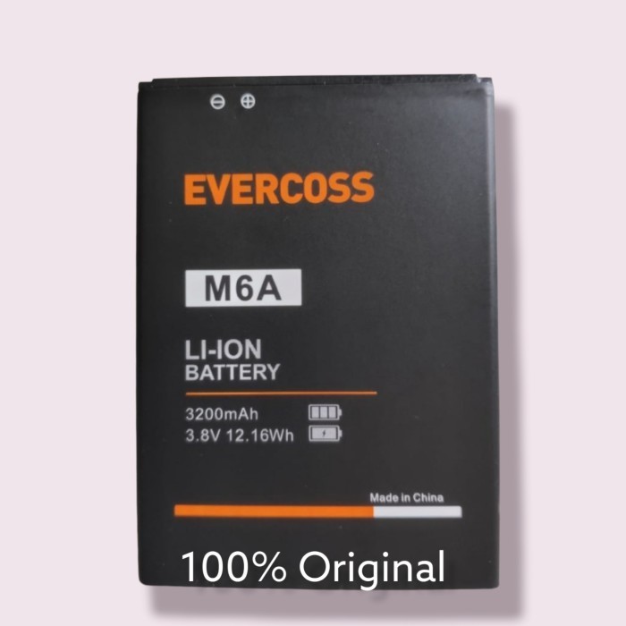 BATTERY EVERCOSS M6A M6 M60 ORIGINAL EVERCOSS