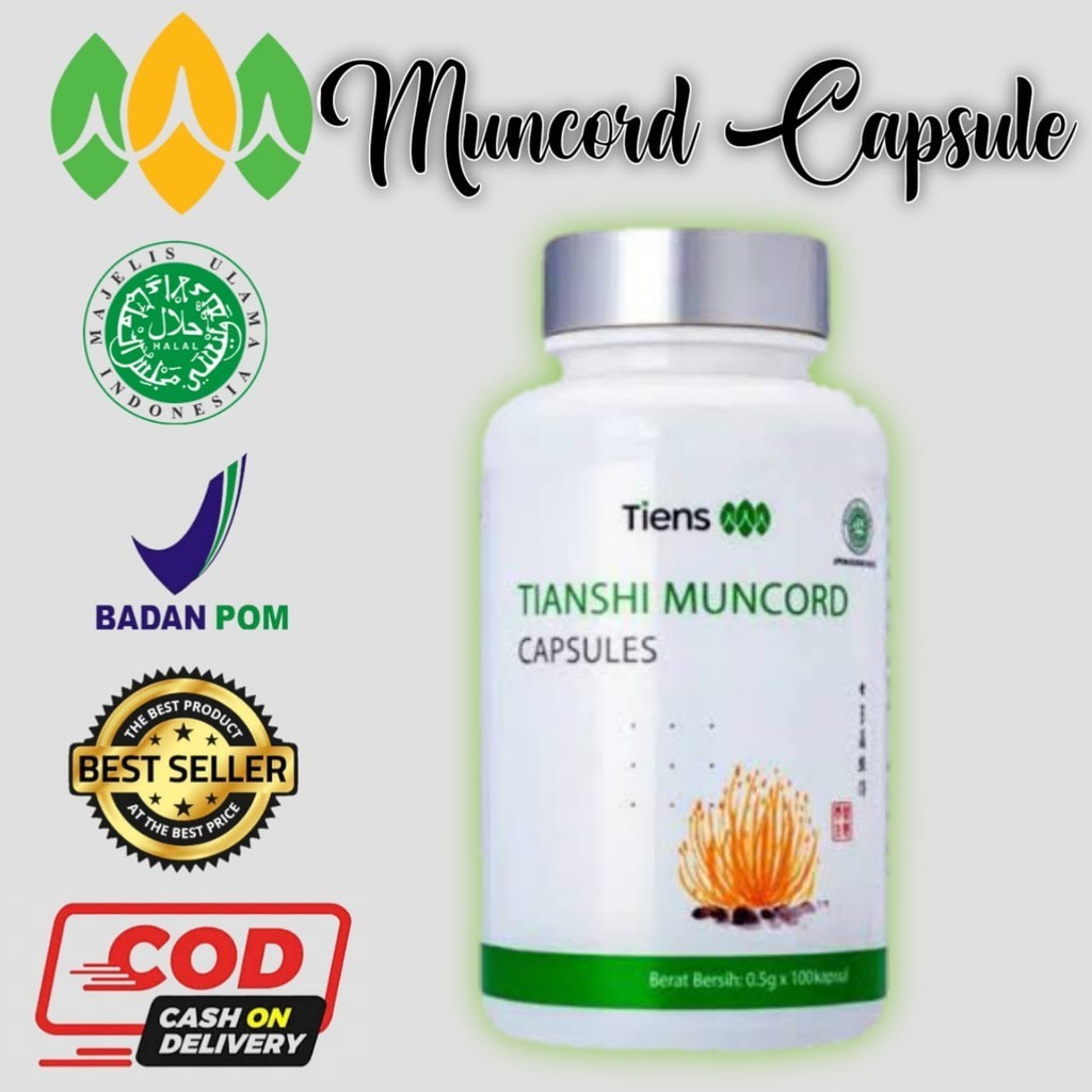 Muncord Capsule / Isi Ecer Kapsul | Imunitas Tubuh Tianshi