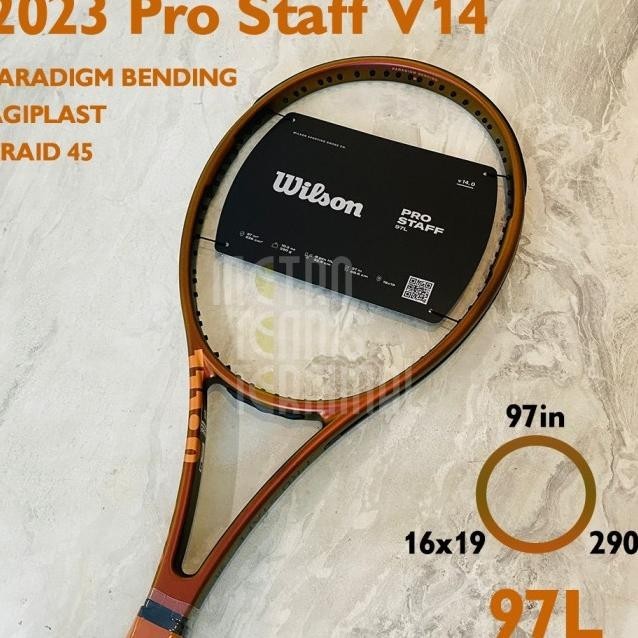 Promo Menarik Wilson Pro Staff 97L v14 2023 / 2024 ( Raket Tenis Pro Staff )