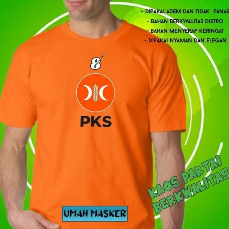 PRODUK BARU kaos partai PKS