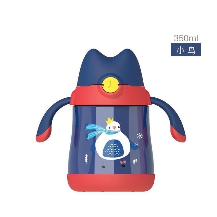 Botol Minum Anak Karakter X&W J-2225 Stainless Steel 350Ml