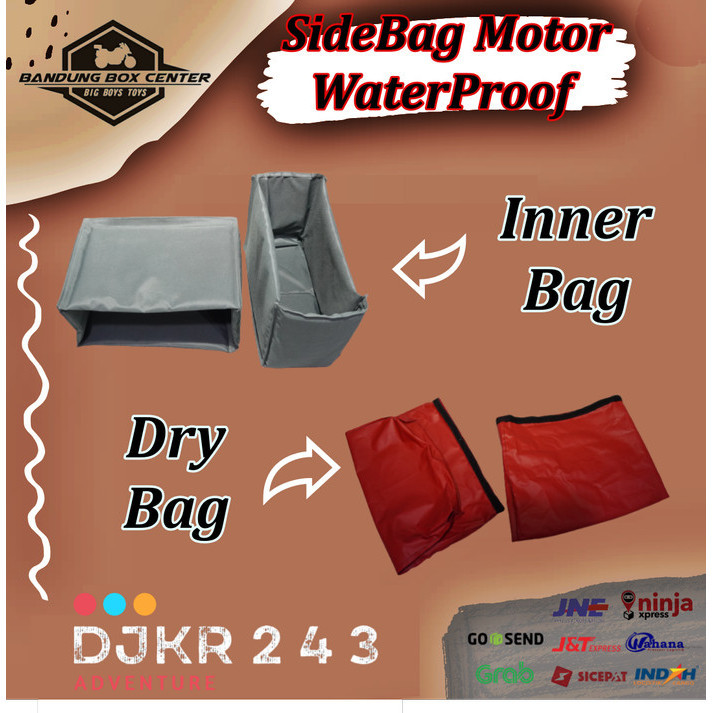 Sidebag Motor Tas Samping Motor Side Bag Tas Motor Waterproof Anti air