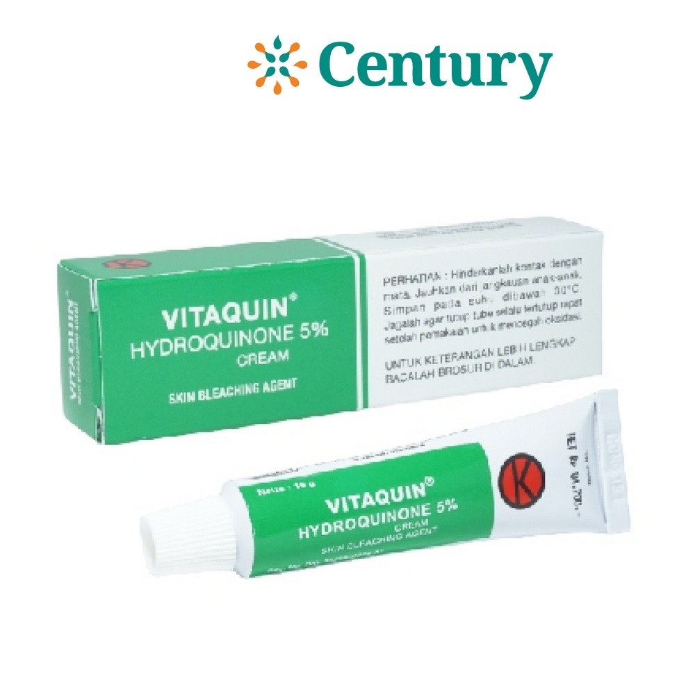 VITAQUIN CREAM 15 GR 1 TUBE/ HYDROQUINONE 5% / KECANTIKAN KULIT WAJAH