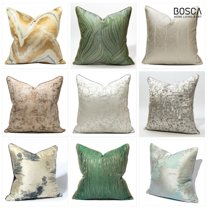 Luxury Premium Pillowcase/Sarung Bantal Sofa Gold Edisi Premium Mewah