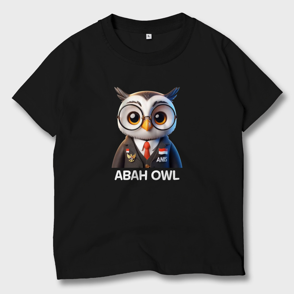 Baju Kaos Anak Abah Owl Anies Baswedan Calon Presiden Atasan Anak OWL-01