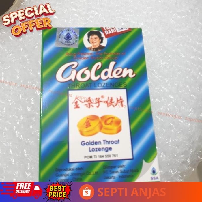 

PERMEN GOLDEN THROAT LOZENGES / PERMEN BATUK !!!