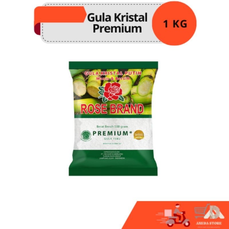 

Gula Pasir Premium Rose Brand | 1 Kg