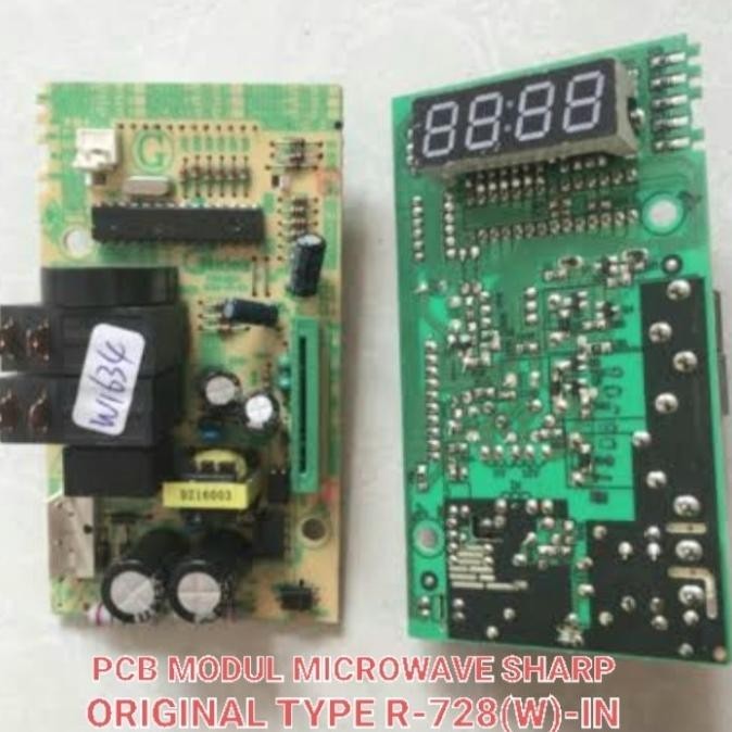 Modul PCB driver Microwave SHARP original untuk model R-782(w)-IN Ori