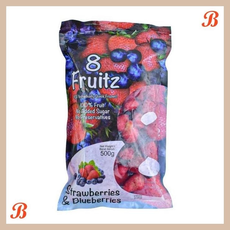 

| HOF | FROZEN IQF STRAWBERRIES & BLUEBERRIES BEKU 500GR