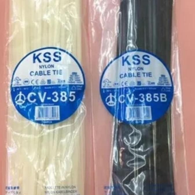 

Kabel Ties Kss Cv - 385 ( 38.5Cm ) Kss Original Made In Taiwan - Putih Kualitas Premium