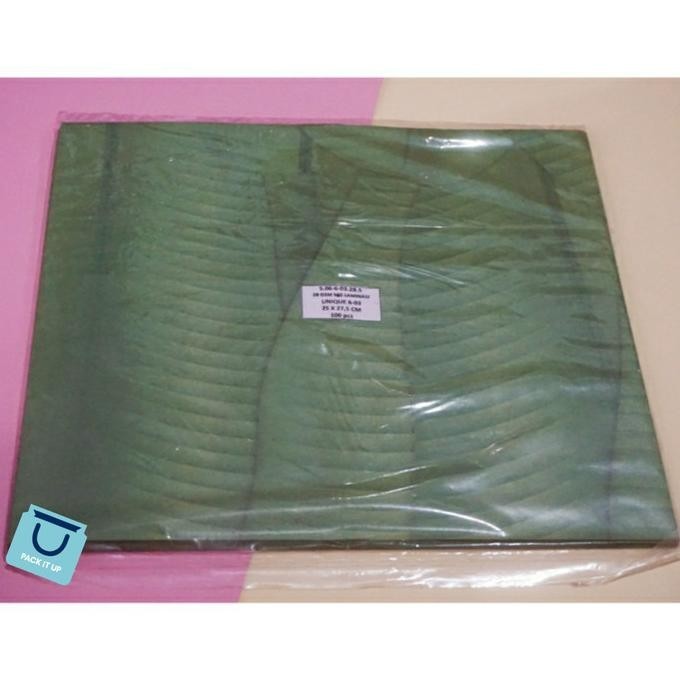 

Update - Paper Wrap Kertas Nasi KFC Motif Daun Pisang 25x27.5 100 pcs ,,