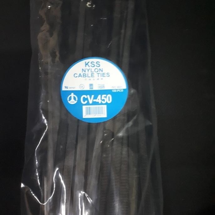 

Kabel Ties Kss 9,6 X 450 Mm 9.6 X 450 Mm Hitam Kualitas Premium