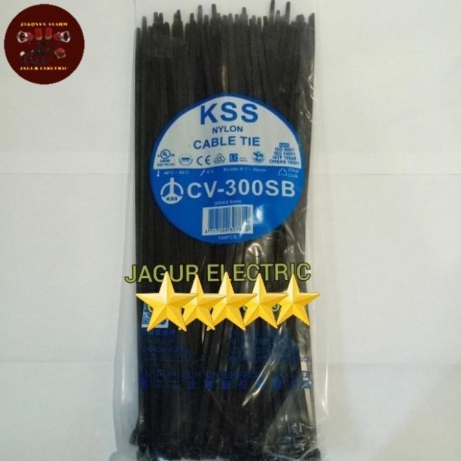 

Cable Ties Cv-300Sb Kss Hitam Original Kualitas Premium