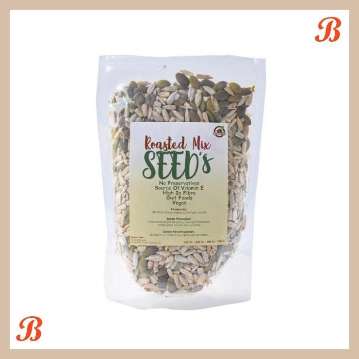 

| HOF | ROASTED MIX SUNFLOWER PUMPKIN SEEDS ( PANGGANG ) - 250 GR
