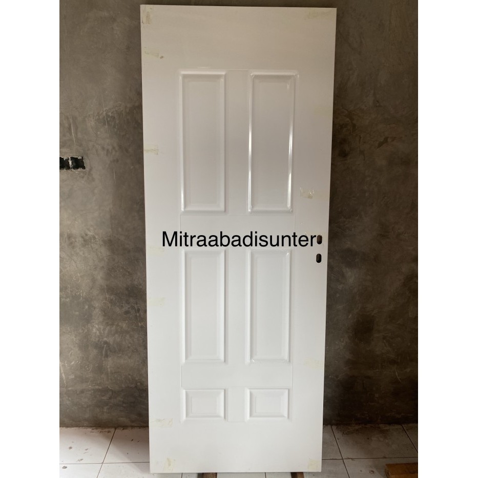 Terlaris PINTU UTAMA / KAMAR / PINTU BAJA JL STEEL ALESSA ECO 01 PUTIH