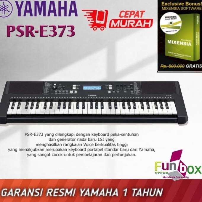 Keyboard Yamaha Psr E 373 / Psr E373 / Psre 373 / Psre373 Original