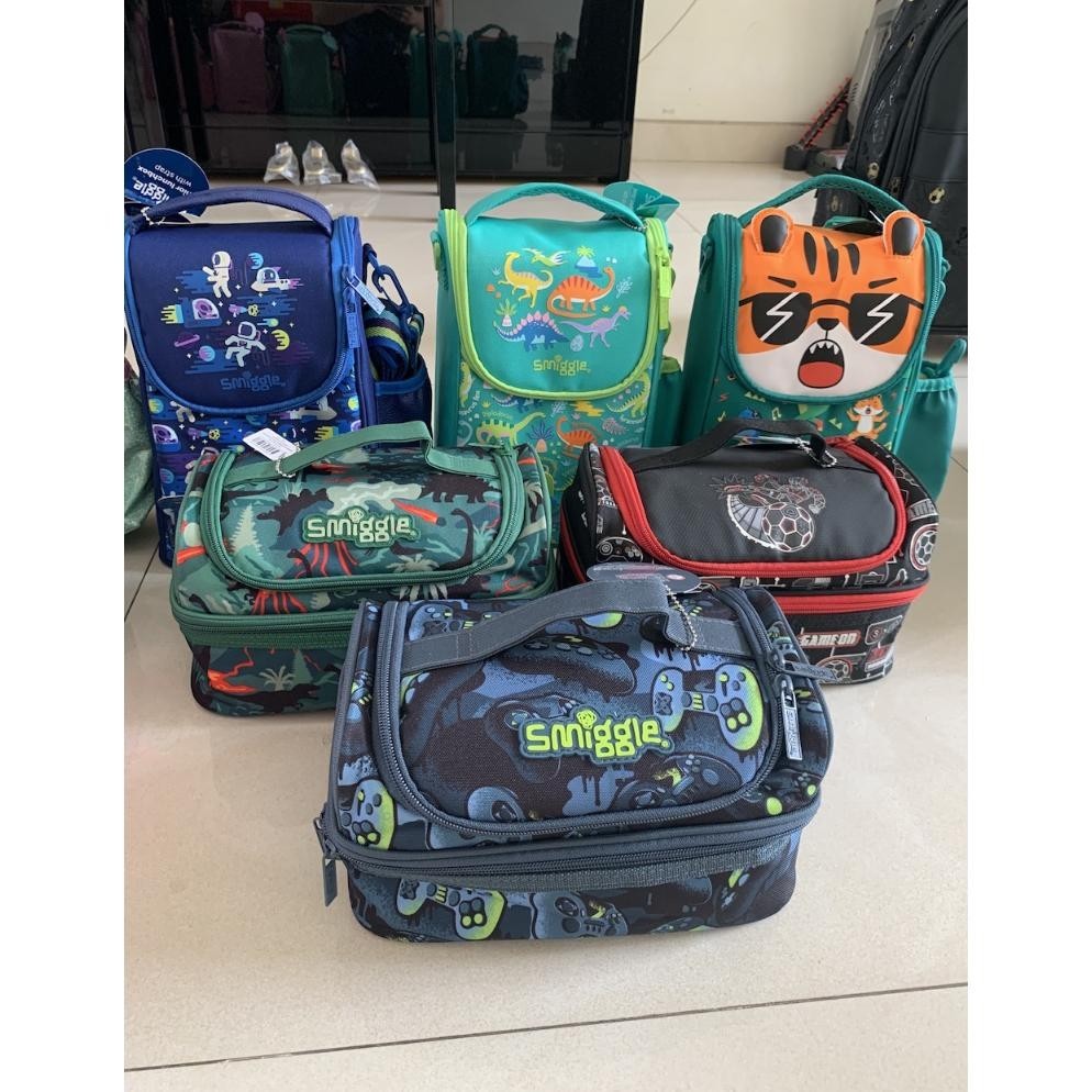 Best Seller [DK SMIGGLE ORIGINAL SG] SMIGGLE DOUBLE DECKER LUNCH BOX - TAS BEKAL ANAK SEKOLAH | SMIG