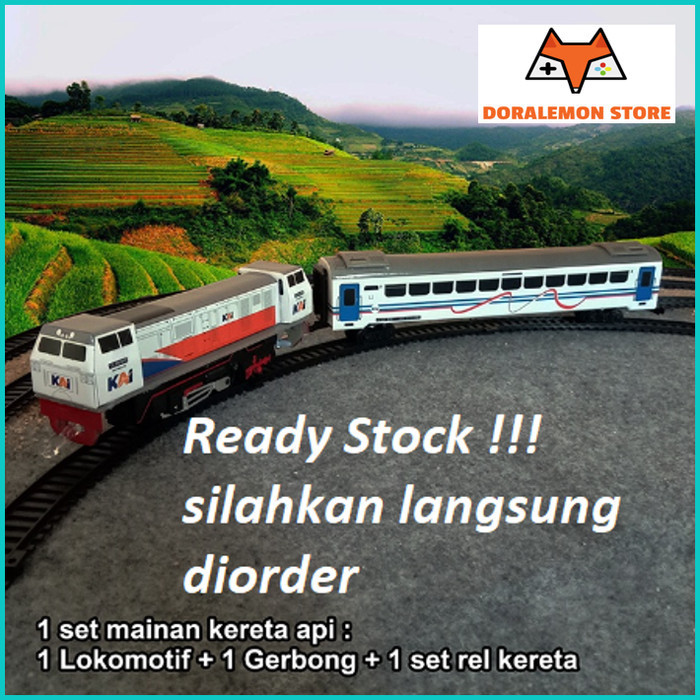 Kereta Api Indonesia - Mainan Kereta Api - Gerbong Dan Lokomotif- Full