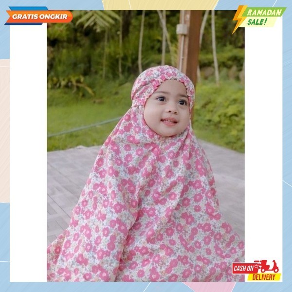 Mukena Anak Umur 10 Sampai 12 Perempuan 7 8 Tahun 3 4 5 6 2 Setelan Mukenah Motif Pondok Karakter Pu