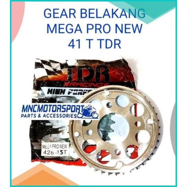 GEAR GIR BELAKANG TDR MEGAPRO CB 150 R CBR VERZA 428 41 42 43 44 45 46