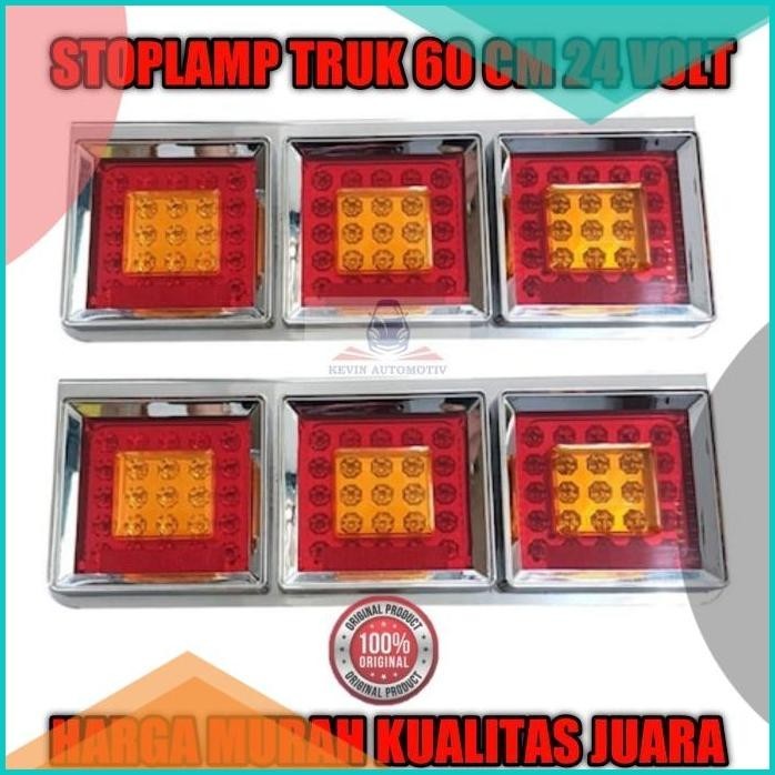 Stoplamp truk 24 volt panjang 60 cm stop lamp kotak 16novz3 tools