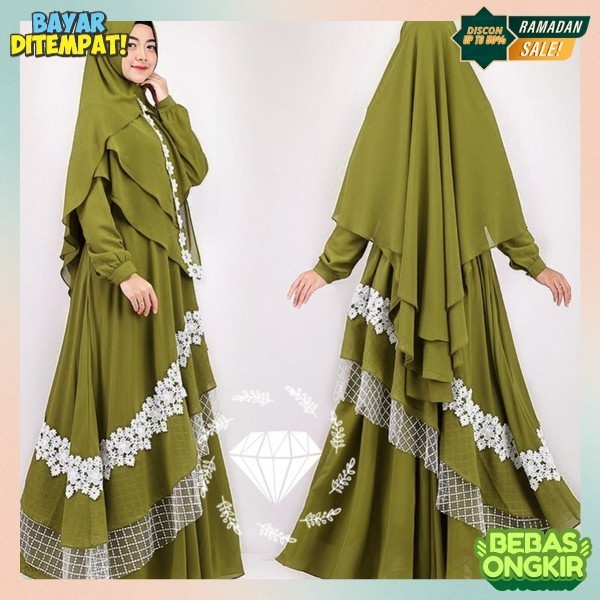 Baju Muslim Wanita Terbaru 2024 Games Dewasa Gaun Wedding Lebaranl2024 Remaja Games2023 Cewek Pakaia